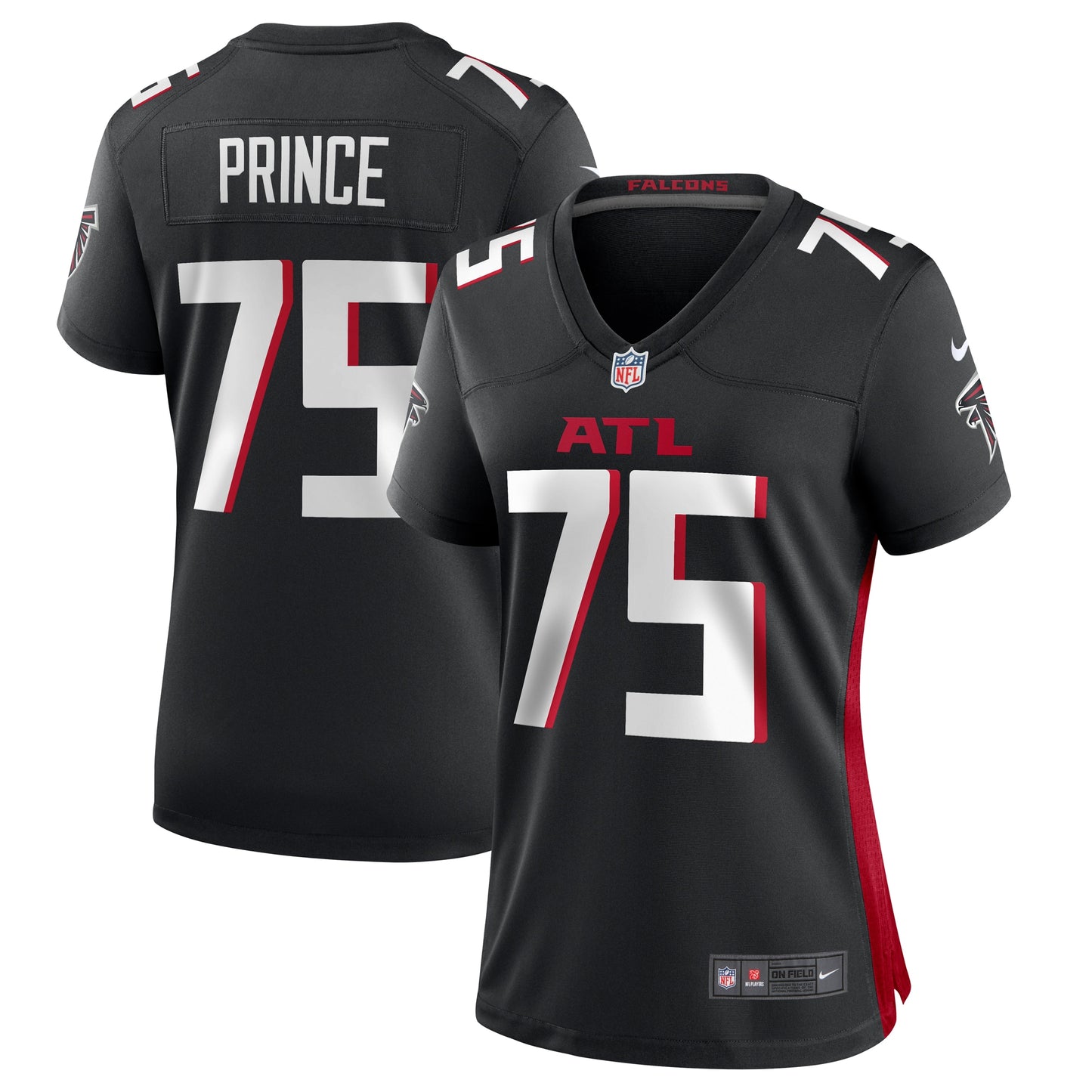 Isaiah Prince Atlanta Falcons Nike Women's Team Game Jersey - Black