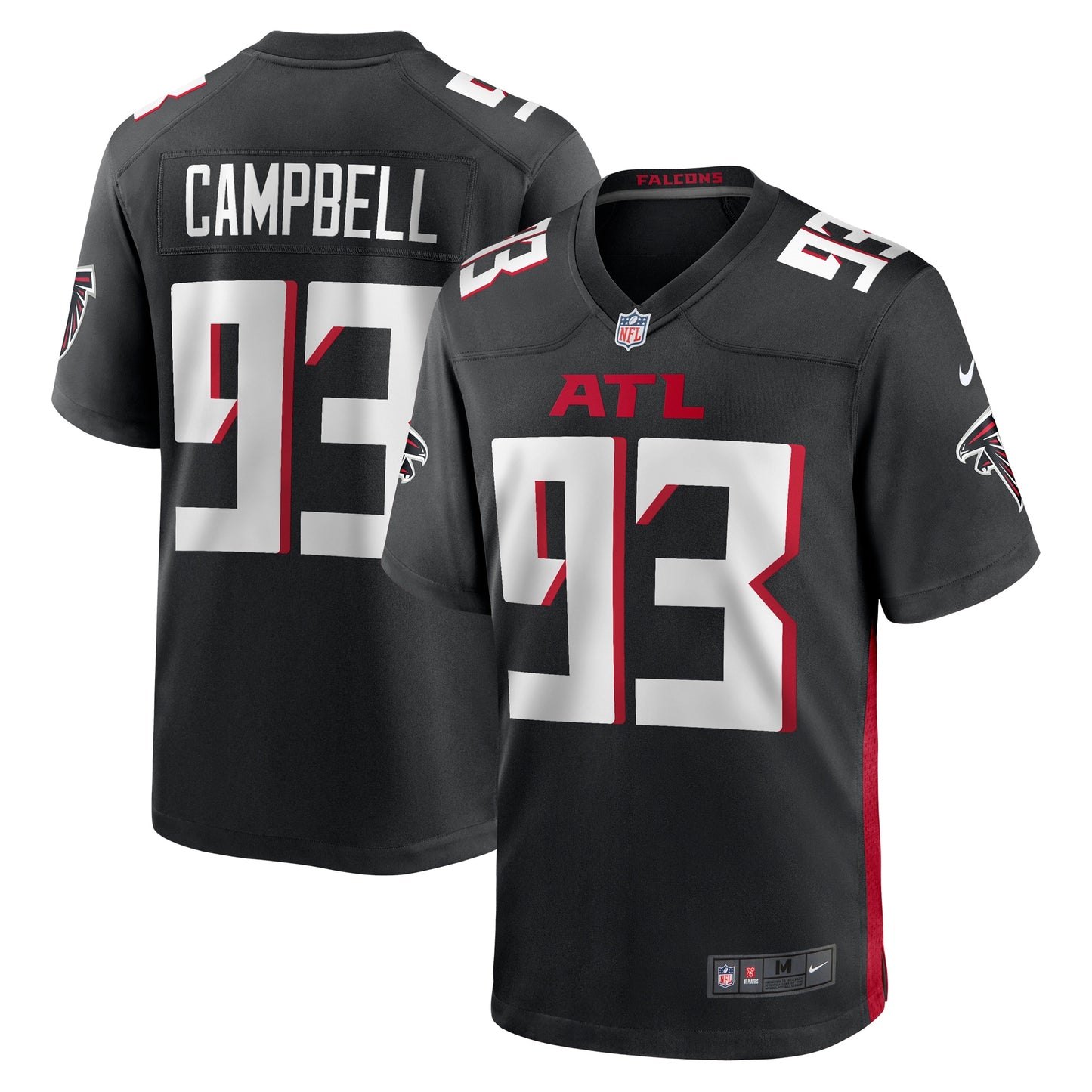 Calais Campbell Atlanta Falcons Nike Game Player Jersey - Black
