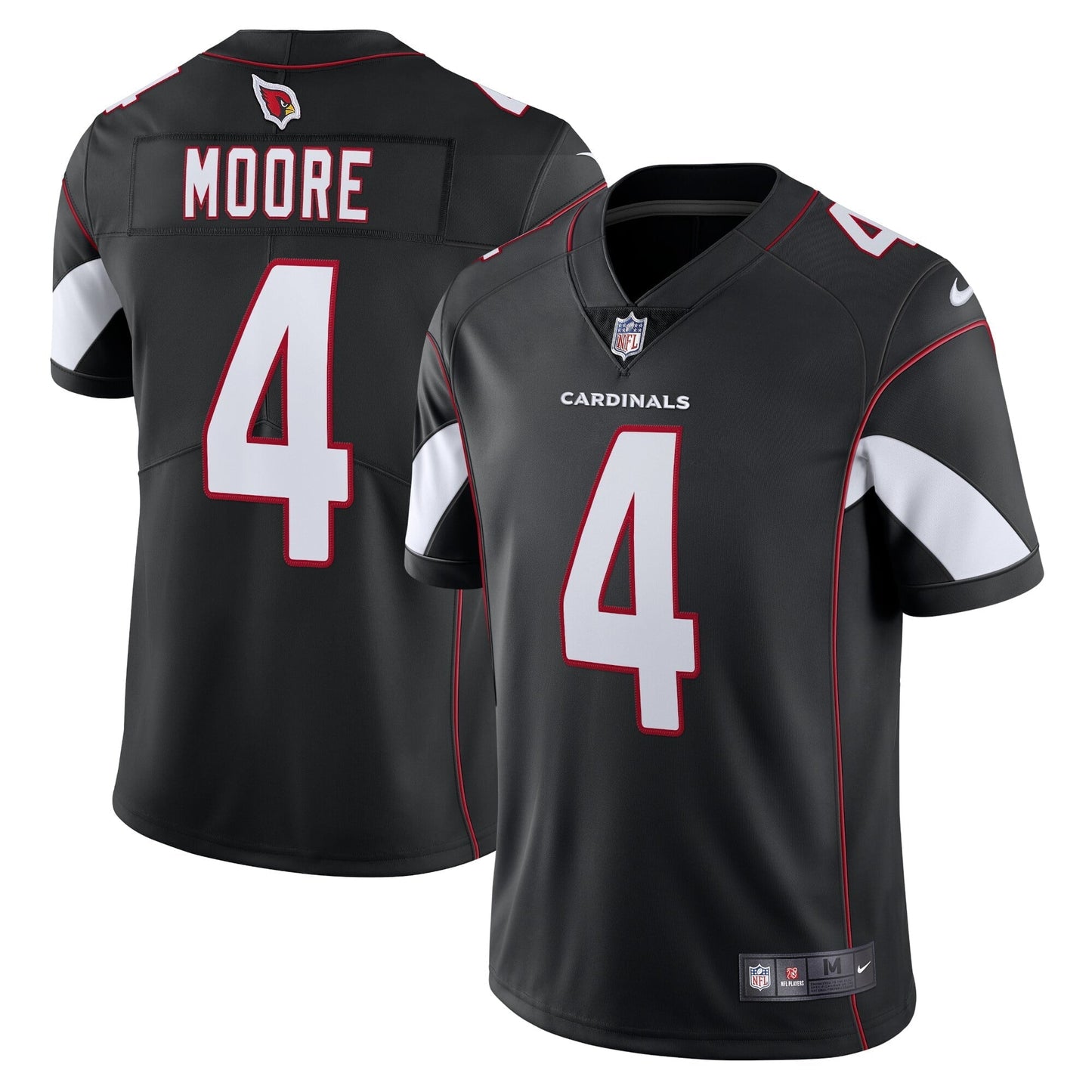 Men's Nike Rondale Moore Black Arizona Cardinals Alternate Vapor Limited Jersey